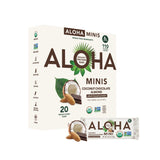 ALOHA Organic Plant Based Protein Bar MINIS |Coconut Chocolate Almond | 20 Count, 24g Bars | Vegan, Low Sugar, Gluten Free, Pale