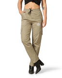 Toplot Cotton Multi-Pocket Cargo Pant For Women (Women-Up-Cargo-5178-Gold-32) Brown,Brown,32,B0CYQ6Y35L