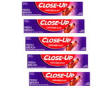 Close-Up Cinnamon Anticavity Flouride Toothpaste 6 Ounce (Pack of 5)