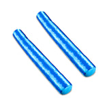 Big Joe Noodle 2 Pack No Inflation Needed Pool Float, Ripple Blue Doubled-Sided Mesh, Quick Draining Fabric, 4 Feet Jumbo