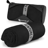 VENTURE 4TH Quick Dry Towel. Microfiber Travel Towel Ideal for Camping, Hiking, Backpacking, Gym. Lightweight & Fast Drying Trav
