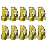 Milton 697-2 1/4 FNPT Euro Style Air Chuck - Box of 10,Brass