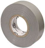 Morris 60080 Gray Vinyl Plastic Electrical Tape, 7 mil, PVC, 66 Length, 3/4 Width, 1-Pack