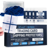Premium Bundle Trading Card Shipping Protector with Rubber Bands | Graded Cards Protectors, Sports Trading Card Shipping Supplie