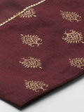 Gosriki Women'S Cotton Straight Kurta With Palazzo(Kpz-Cot-10080-Maroon_Xl-Go_Maroon_X-Large),Maroon,,B09P1C5GMS