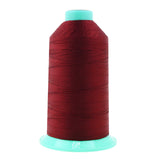 Mandala Crafts Size 138 420D T135 Bonded Nylon Thread - Maroon 1250 YDs Tex 135 Heavy Duty Sewing Threads for Leather, Jeans, We