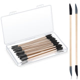 Leriton 30 Pcs Sanding Sticks Double End Matchsticks Sanding Twigs Fine Detailing Polishing Sticks for Plastic Models Wood Hobby