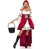 2 Pc Storybook Red Riding Hood - Sml/Med / Red/White