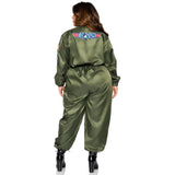 Top Gun Parachute Flight Suit, - 3X-4X / Khaki