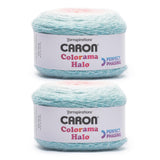 Caron Colorama Halo Cake Rose Garden Yarn - 2 Pack of 8oz/226.79g - 71% Acrylic,18% Nylon,11% Polyester - #5 Bulky - 60 Yards fo