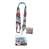 Marvel 68847 Thor Lanyard with Zip Lock Card Holder, Multi Color