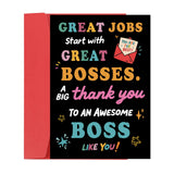 Boss Day Card Bosses Day Gifts for Men Women Bosses Day Cards from Group Bosss Day Gifts for Leader Manager Supervisor Mentor A