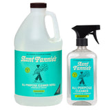 Aunt Fannies All Purpose Household Cleaner Bundle, Multi-surface Spray and Refill, Powered by Vinegar for Kitchen, Bath, Window