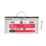 GRK Fasteners RSS 5/16 x 3-1/2 Inch, Structural Screws, 500 PCS, Rust Resistant Climatek Coating, Heavy-Duty Framing & Decking S