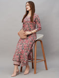 Wedani Cotton Digital Printed Kurta Set For Womens (In Alpha S Regular Multi) Multicolour,Multicolour,S,,,