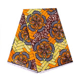HollandaisWax African Fabric 6 Yard Printed Wax Cloth African Ankara Fabric for Party Dress 1206