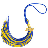 2026 Graduation Tassel, Graduation Tassel Blue Gold 2026 Grad Cap Tassels for Graduate Cap Hat Decorations with 2026 Year Gold C
