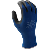 SHOWA 380M07 380.RT General Purpose Work Gloves, Medium, Blue