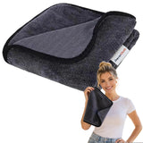GosBio Jeaver Window Cleaning Cloth XXL, 24x16 Inch Microfiber Cleaning Cloth for Glass, Mirrors, and All Surfaces, StreakFree