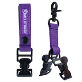 MELOTOUGH 2pcs Work Glove Holder Clip | Firefighter Glove Strap with High Visibility Glove Leash Swivel Snap