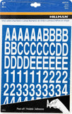 The Hillman Group 847215 1Inch DieCut Letters/Numbers Kit, White