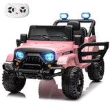 MINIATURE MOTORS 24V Kids Electric Ride on Truck Car Remote Control Twin 55W Motors 4MPH Max Speed, Bluetooth USB Music Player,