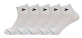 Sjeware 5 Pairs Men And Women Solid Ankle Length Socks Sjw2001