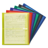 Smead 89669 Poly SideLoad Envelopes 1 1/4Inch Exp Letter Six Colors 6/Pack