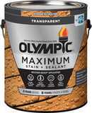 Olympic Maximum 1 Gal. Redwood Transparent Exterior Stain and Sealant in One Low VOC