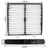 Cabin Air Filter Retrofit Kit Fits for 07-14 GM Chevy Silverado Sierra Tahoe Yukon Avalanche Suburban Cadillac Escalade,Replaces