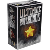 Z-Man Games Ultimate Railroads Board Game | Worker Placement Strategy Game | Train Route-Building Game for Adults and Kids | Age
