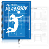 Coaches Playbook Notebook 8.5x11, Practice Planner Journal (Volleyball)