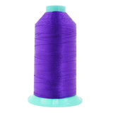 Mandala Crafts Size 207 630D T210 Bonded Nylon Thread - Violet 800 YDs Tex 210 Heavy Duty Sewing Threads for Leather, Jeans, Wea
