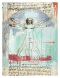 Vitruvian Man 2.0-Paper Art-26,,X34,,