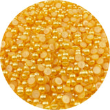 LIMAOLLY 1500pcs 6mm Flatback Half Pearls Round Crafts Beads for Jewelry Making DIY Scrapbook Shoes Clothes Cup Nail Art Decorat