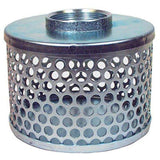 Apache 70000504 Round Hole Suction Strainers, Plated Steel, 2
