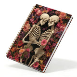YHDUWTMK Romantic Gothic Skeleton Notebook Gifts for Women Couple 5.5x8.3
