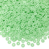 5000pcs Mint Green Clay Beads Polymer Clay Heishi Flat Round Spacer Beads for Bracelets Earring Necklace Making DIY Handmade Cra