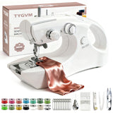 Portable Cordless Handheld Sewing Machine, 2 Modes for Two-Thread Stitching. Ideal Sewing Machine for Beginners. Mini for Home,