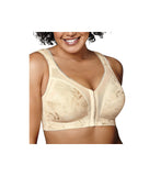Playtex womens 18 Hour Frontclose Wirefree W/ Flex Back Us4695 Full Coverage Bra, Light Beige, 46B US