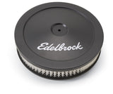 Edelbrock 1203 Pro-Flo Black 10 Round Air Cleaner with 2 Paper Element-New