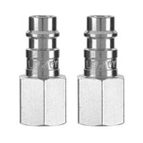 Flexzilla Pro High Flow Plug, 1/4 Body, 1/4 FNPT, 2 Pack - A53430FZ-2PK