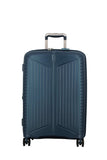 Jump Evae Ev24 Navy Blue Medium66Cm Expandable Hardsided 8 Wheel Luggage With Tsa Lock, Shoe Pouch, Wet Pouch, Laundry Bag And