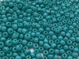 Czech Glass Seed Beads Aqua Green Opaque Size:6/0 40 gr / 1.4 oz (Aqua Opaque)