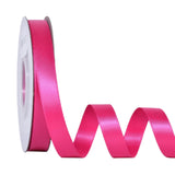 Ribest Hot Pink Double Faced Satin Ribbon, 1 Inch 50 Yard Ribbon for Crafts Gift Wrapping Bows Wedding Party Decoration Bouquet