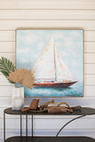 Kalalou Car1655 Oil Painting-Framed Sailboat, See Image