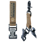 MELOTOUGH Glove Belt Clip Firefighter Glove Strap | Work Gloves Holder Clip with High Visibility Leash Swivel Snap