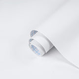 Dimoon 17.7x236 Peel and Stick Wallpaper White Contact Paper for New Environmentally Friendly Materials Thickening Upgrade E
