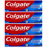 Colgate Cavity Protection Toothpaste, Creat Regular Flavor, Travel Size 1 oz (28g) Pack of 4