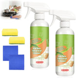 UUZO 2PCS Electrolyzed Ion Kitchen Electrical Cleaner Spray Electrolyzed Ion Kitchen Heavy Duty Cleaner Degreaser, Multipurpos